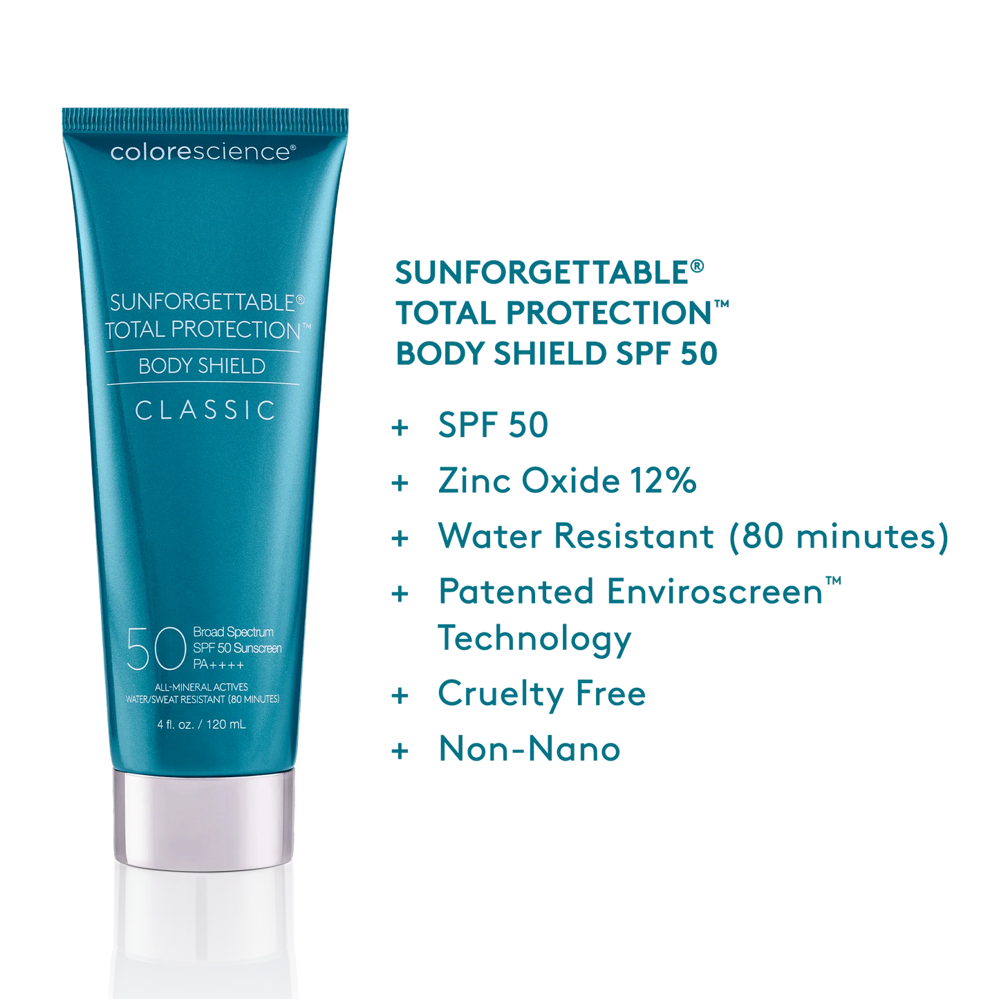 Colorescience Sunforgettable® Total Protection® Body Shield Classic SPF 50